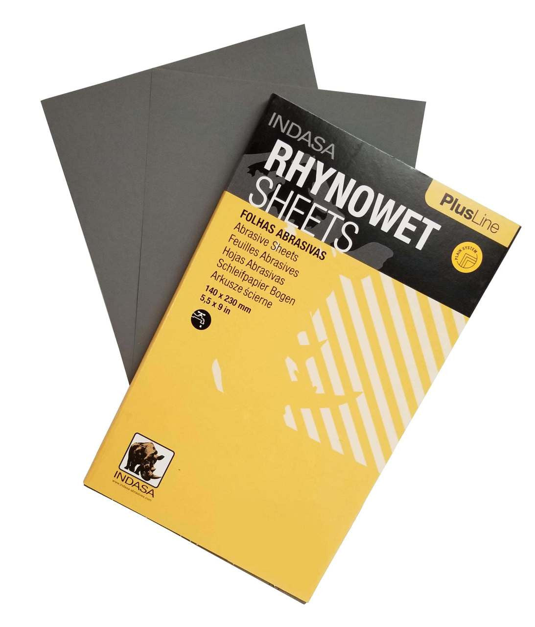 Indasa RhynoWet PlusLine Sandpaper Wet/Dry Half Sheet | INDASA | For Car Detailing