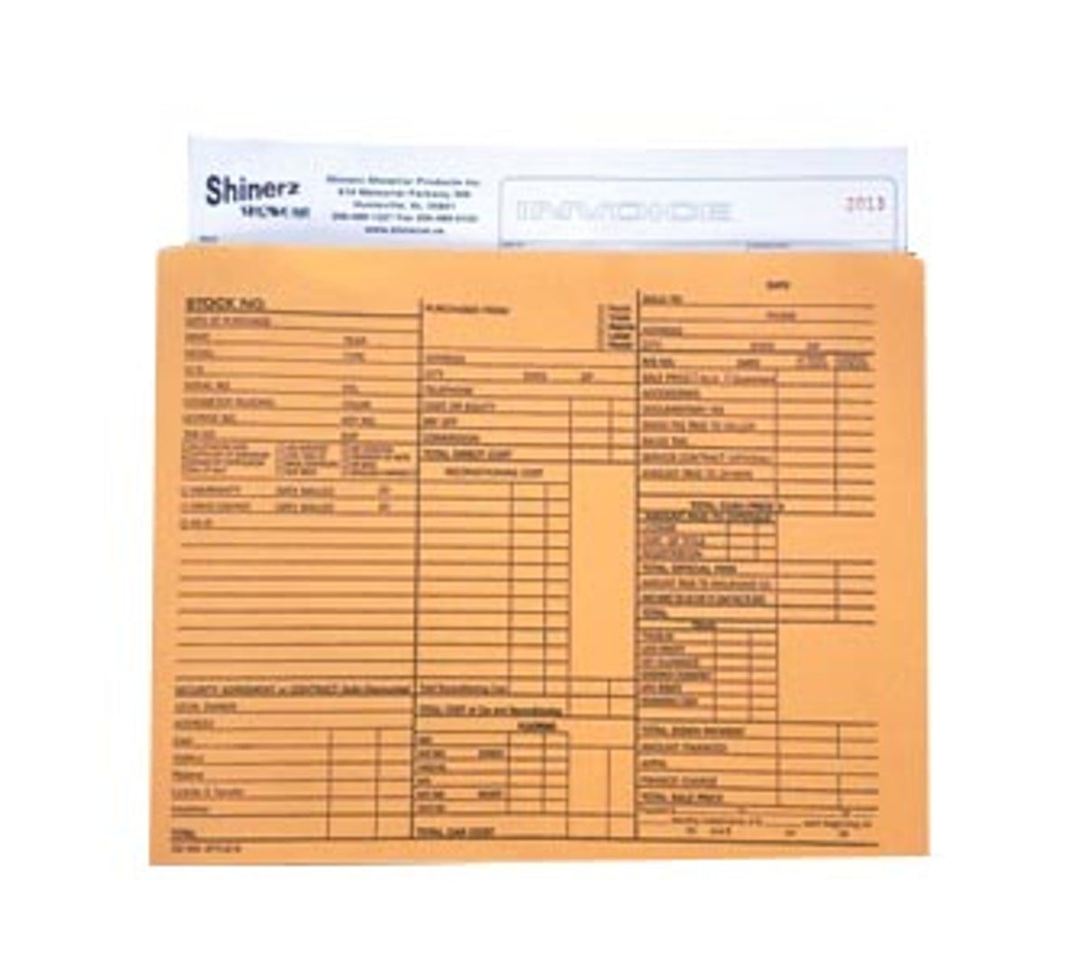 Dealer Document Envelope | Magnolia Brush | For Car Detailing