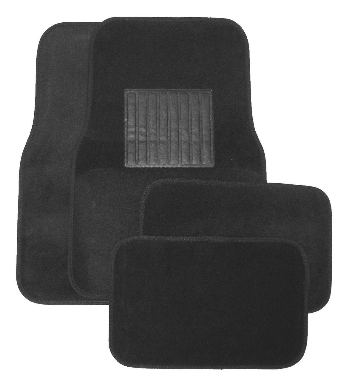 Black 4 piece Floor Mats | Hi-Tech | For Car Detailing