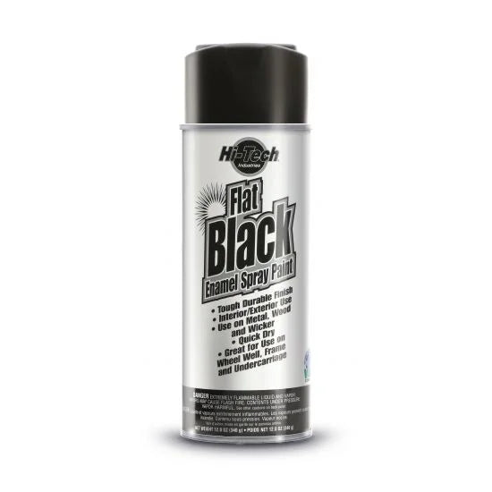 HTI Flat Black Enamel 1810 | Hi-Tech | For Car Detailing