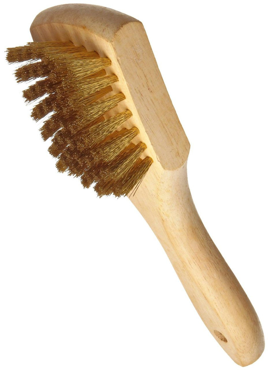 Magnolia 6B Brass Whitewall Brush Wood | Magnolia Brush | For Car Detailing